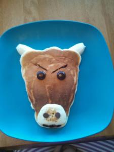 Bull pancake